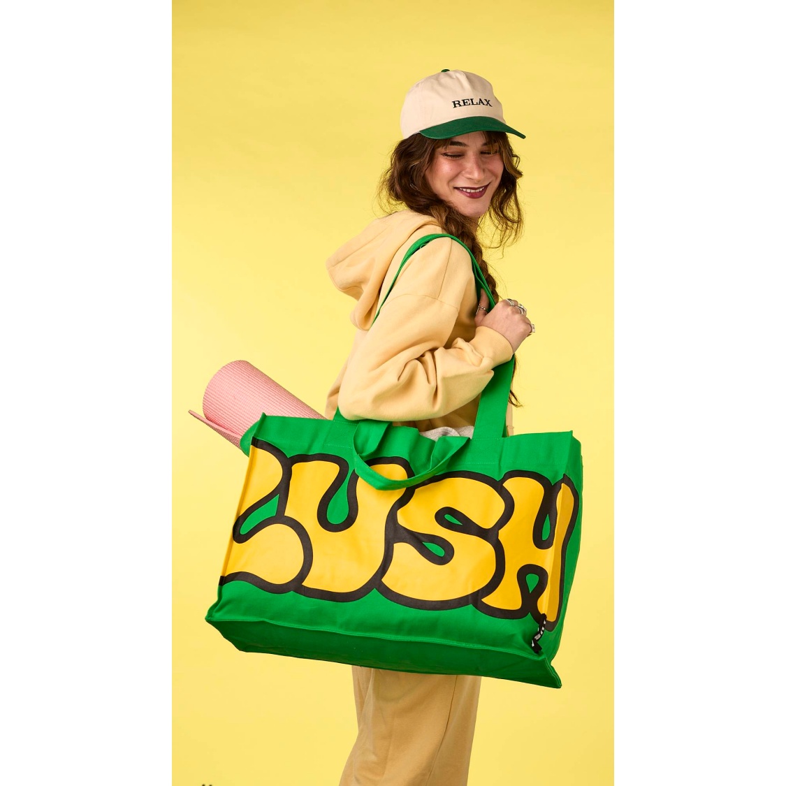 Retro Bubble Lush Big Bag - Red - Image 7