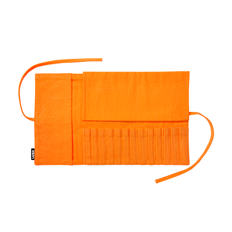 Makeup Brush Wrap - Fluoro Orange